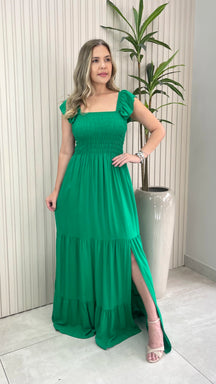 VESTIDO LIA ALÇA BABADO (VÁRIAS CORES DISPONÍVEIS)