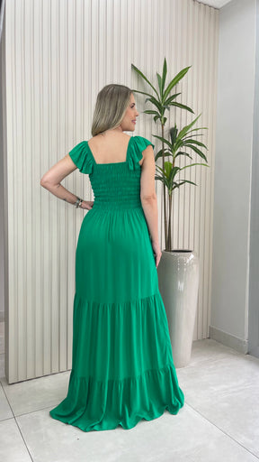 VESTIDO LIA ALÇA BABADO (VÁRIAS CORES DISPONÍVEIS)