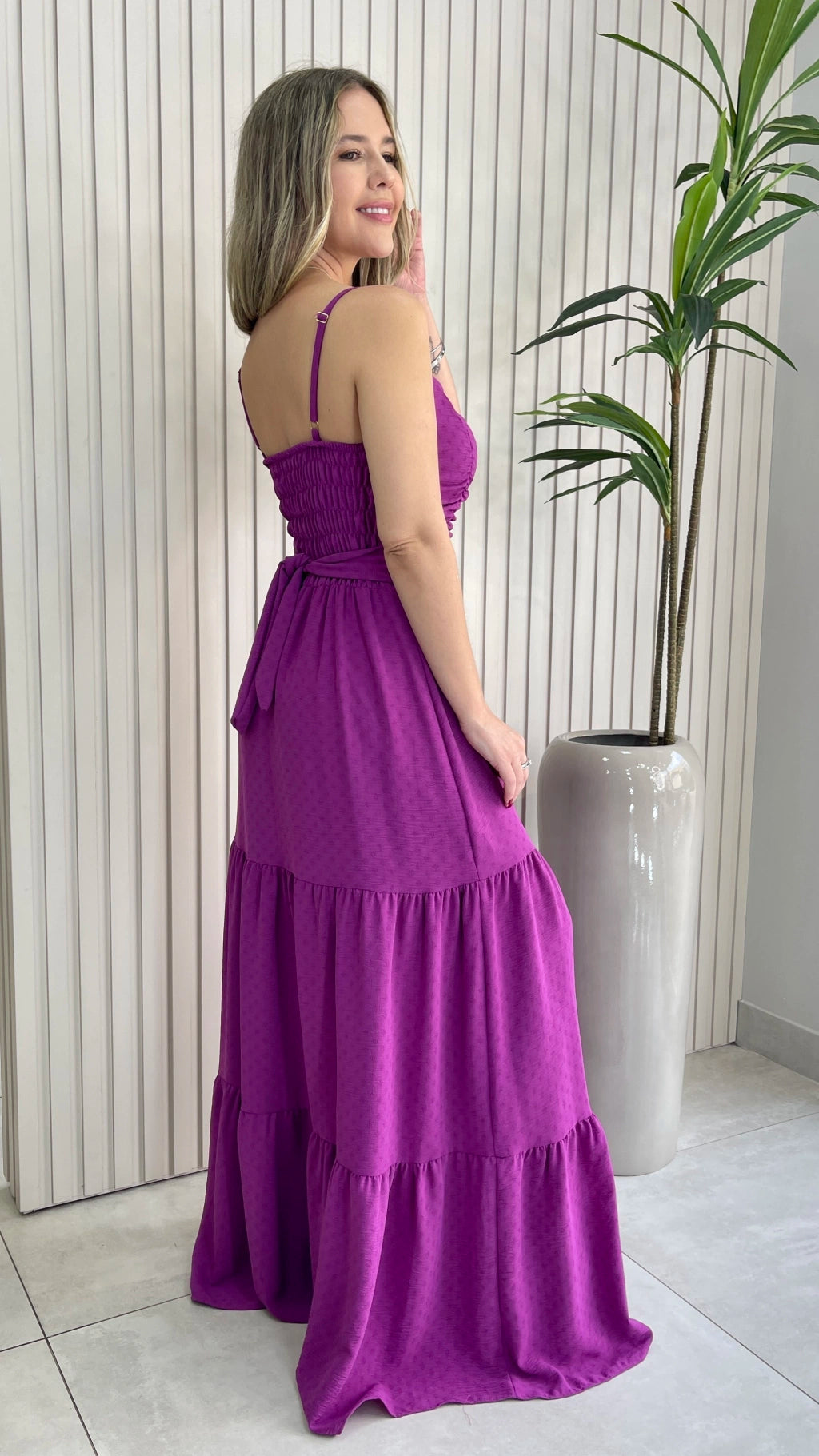 VESTIDO JORDANA CREPE (VÁRIAS CORES DISPONÍVEIS)