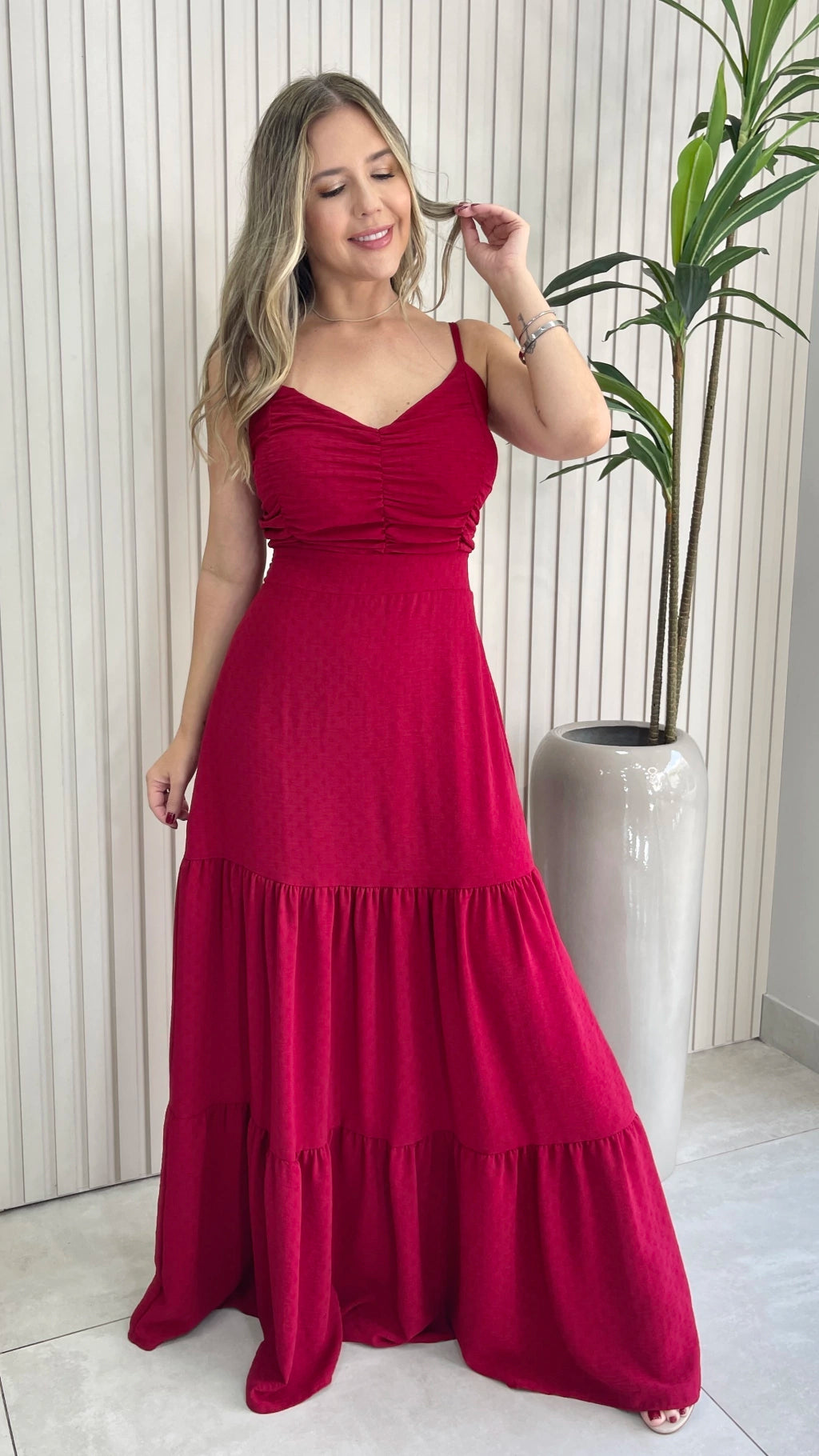 VESTIDO JORDANA CREPE (VÁRIAS CORES DISPONÍVEIS)